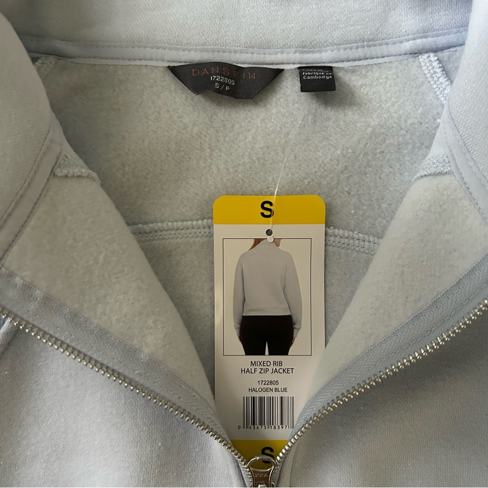 Danskin Sweatshirt Pullover - Baby blue small - Picture 2 of 5